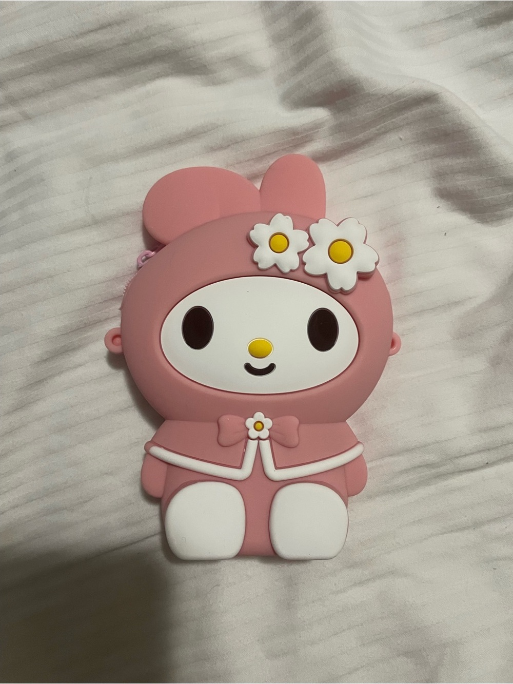 Sanrio My Melody Pink Silicone Cell holder or small bag